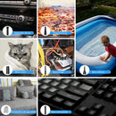 Aspirador de pó portátil USB recarregável sem fio para limpeza de computadores, laptops, carros, teclados e ventiladores. Capacidade de limpeza: portátil.