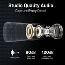 Microfone de lapela sem fio Maono Wave T5 com cancelamento de ruído para gravação de vídeo e streaming, compatível com câmeras de celulares