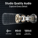 Maono Wave T5 Microfone de lapela sem fio Noise Cancellation for Video Recording Streaming fit for Phones Camera