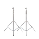 Tripé de pressão de ar de 290 cm com rolamento de 10 kg para câmera, suporte de luz de aço inoxidável para anel de luz, transmissão ao vivo no YouTube e fotografia, macio