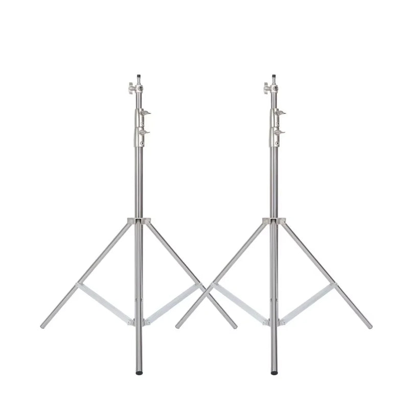 Tripé de pressão de ar de 290 cm com rolamento de 10 kg para câmera, suporte de luz de aço inoxidável para anel de luz, transmissão ao vivo no YouTube e fotografia, macio