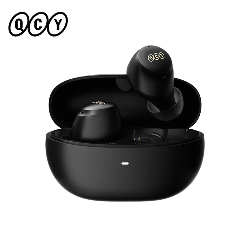 Fones de ouvido sem fio QCY HT07 ANC com cancelamento de ruído de 40 dB TWS, 6 microfones, chamada AI HD, Bluetooth 5.2, reprodução de 32 horas