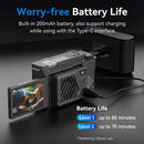 Versão atualizada Ulanzi CA25 Ventilador de refrigeração para câmera Radiador Kit de gravação 4K Dissipador de calor para Sony ZV-E1 R6 Mark II FUJIFILM XT4 Nikon