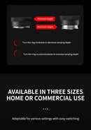 MHW-3BOMBER Compactador de café 51/53,35/58,35 mm 2 molas Compactador de café expresso Base de rosca de aço inoxidável Acessórios para café de barista doméstico