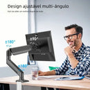 Suporte de mesa para monitor Bewiser de 13" a 32" com capacidade de peso de até 9 kg (19,8 lbs), altura ajustável, rotação de 360°