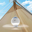 Ventilador de teto portátil silencioso de 3 velocidades, luz LED de 3 velocidades, sem necessidade de instalação de luz de ventilador