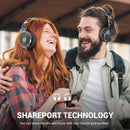 Fones de ouvido com fio Oneodio Pro 10, áudio de alta resolução, fone de ouvido com fio, estéreo, profissional para DJ, com microfone, sobre a orelha, fone de ouvido de estúdio