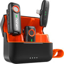 Hohem MIC-01 Microfone de lapela sem fio para iPhone Android Smartphone PC Computador Dispositivos USB-C Gravação de streaming do YouTube