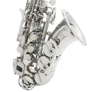 Saxofone soprano SLADE em Si bemol, corpo em latão, instrumento de sopro profissional com estojo, luvas e peças. Envio do Brasil.