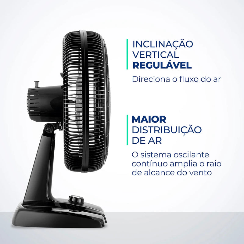 Ventilador Turbo Mondial 40cm 6 pás VT-40-NB 127V