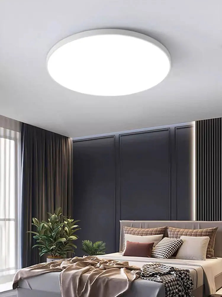 Luminária de teto LED 110V 220V à prova d'água, moderna, 20W/30W/40W/50W para sala de estar, quarto, banheiro e cozinha
