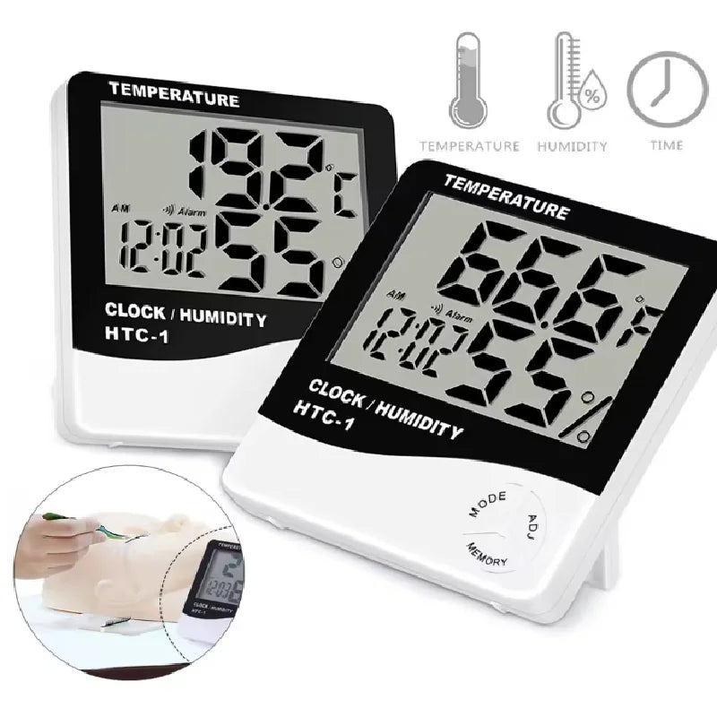 Higrômetro digital, termômetro interno, higrômetro de ambiente, medidor de temperatura, umidade
