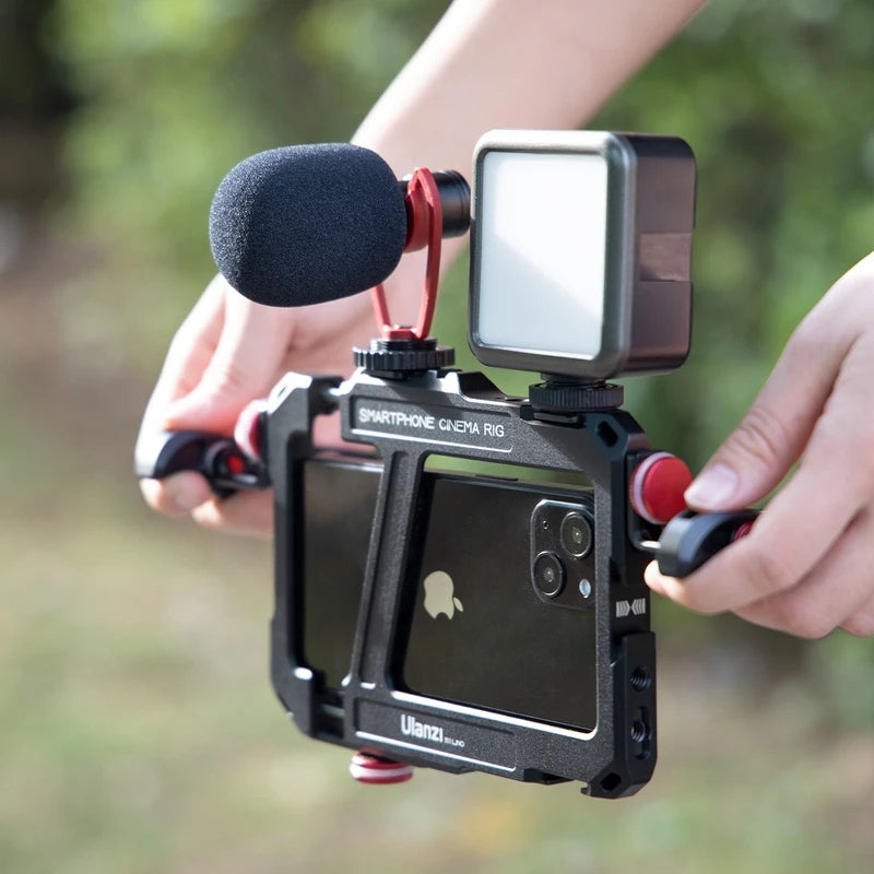 Capa protetora universal para smartphone Ulanzi Lino com alça lateral para iPhone 16, 15, 14, 13, 12 Pro Max, Samsung, Xiaomi e OPPO