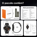 AURAFIT para Amazfit T: Bluetooth, chamadas de voz, monitor de frequência cardíaca, mais de 170 modos esportivos para Android/iOS.