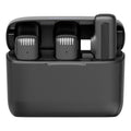Microfone de lapela sem fio Ulanzi J12 com 20m de comprimento distancia e gravação de áudio e vídeo para smartphone Android e iPhone 16 DJI Action 5800mAh