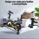 Bicicleta ergométrica dinâmica aeróbica ZRSE com controle magnético para reabilitação e condicionamento físico.
