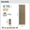 Naturehike Colchão inflável para acampamento 3.2/5.8 R Value Ultraleve para acampamento ao ar livre Colchão portátil dobrável para dormir