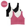 Sutiã esportivo feminino de 3 peças, roupa íntima para academia, roupa íntima feminina, sutiã respirável sem costura