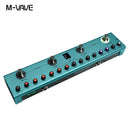 Pedal multiefeitos Tank-G recarregável, com 36 presets, 9 slots para pré-amplificadores, 8 slots para gabinetes IR e 3 efeitos de modulação/delay/reverb.