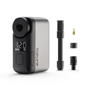 Bomba elétrica portátil mini TOPUMP AS200PRO para bicicleta, inflador de pneus sem fio, pressão máxima de 120 PSI, bateria de 450 mAh, carregamento rápido de 30 minutos.