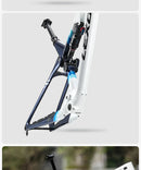 Quadro de carbono LEXON FLYER XC 29er 2215g Suspensão total Curso de 120mm Trava remota Boost Suporte para canote retrátil 15 17 19 21 polegadas