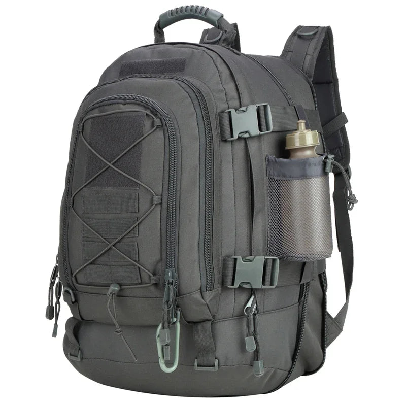 Mochila tática militar de grande capacidade de 40L e 65L para atividades ao ar livre, viagens, caminhadas, acampamentos, pesca, ferramentas, mochila para homens e mulheres