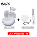 Fones de ouvido QCY MeloBuds Pro ANC Bluetooth 5.3 sem fio 46dB híbrido ANC Hi-Res LDAC fones de ouvido 6 microfones 34h detecção intra-auricular