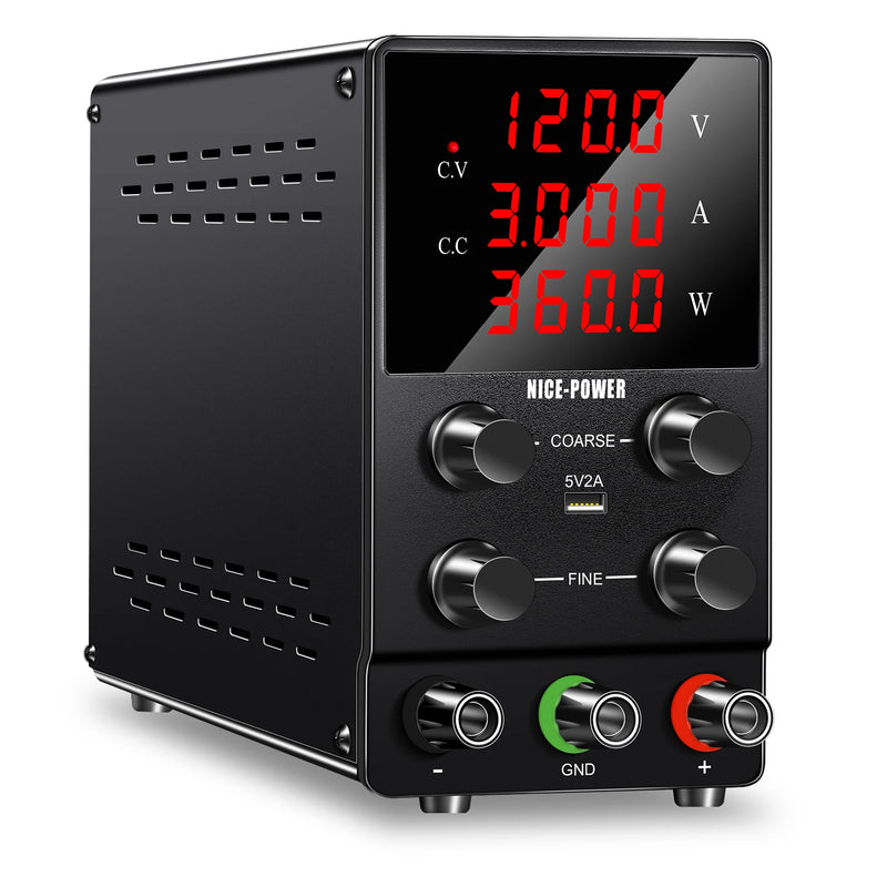 Fonte de alimentação de bancada regulada por CC USB KUAIQU, regulador de tensão ajustável de laboratório de 30 V, 10 A, 5 A, estabilizador de 60 V e 5 A, fonte de alimentação com interruptor