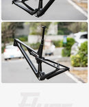 Quadro de carbono LEXON FLYER XC 29er 2215g Suspensão total Curso de 120mm Trava remota Boost Suporte para canote retrátil 15 17 19 21 polegadas