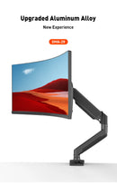 Suporte de mesa para monitor Bewiser de 13" a 32" com capacidade de peso de até 9 kg (19,8 lbs), altura ajustável, rotação de 360°