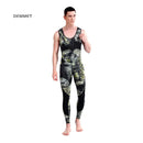 Roupa de mergulho camuflada HOT 3mm, roupa de pesca submarina, mergulho, manga comprida, fissão de neoprene, submersível, para homens, manter aquecido, tops e calças
