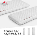 Colchonete Inflável Naturehike 3.2/4.6/5.8/6.5/8.8 R Value Ultraleve Camping Colchonete Inflável para Área Externa Colchonete À Prova de Umidade