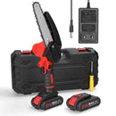 Motosserra KKMOON 21V 4/6/8 polegadas Serra elétrica de corrente sem fio Serra de poda portátil Serra elétrica portátil para marcenaria Ferramenta de corte