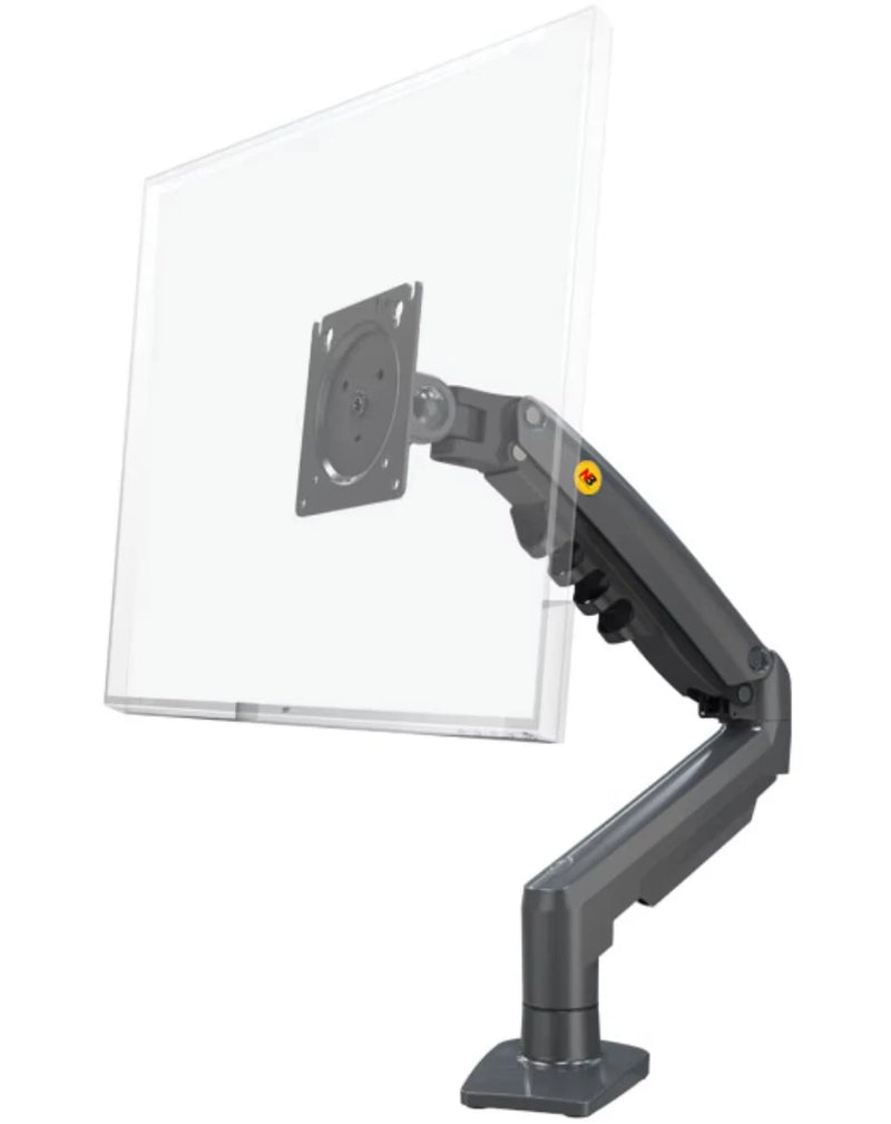 Suporte de monitor LCD LED de mesa de 17 a 30 polegadas com mola a gás F80 Braço ergonômico Suporte de gás Flexi Mount Carga 2 a 9 kg