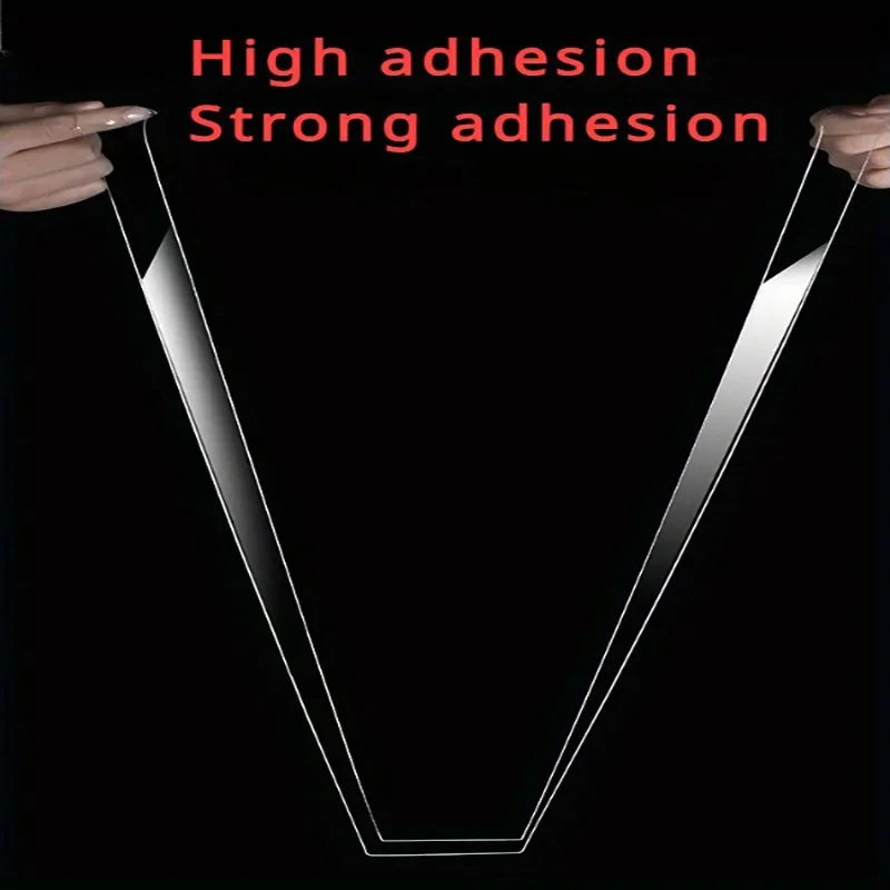 Fita Nano impermeável reutilizável transparente, fita dupla face Traceless, nenhum traço, fita para casa limpa, 3 m, 5m