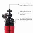 Mini tripé de esponja flexível em formato de polvo, suporte para celular, vários formatos podem ser livremente alterados, durável e estável