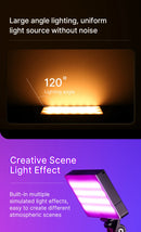 Ulanzi LT002 Painel de luz LED de bolso de 7 polegadas RGB CRI 95+ 2500-9000K com favo de mel 4000mAh Luzes para câmera fotográfica