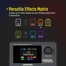 SONICAKE Pocket Master Brasil Versão em Inglês Amplificador para Guitarra e Baixo com Mais de 100 Efeitos em Pedais Multiefeitos Controle por Aplicativo Bateria Integrada