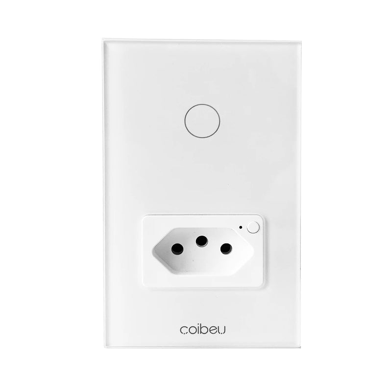 Interruptor Inteligente Tuya Compatível Alexa, Smart Switch com Neutro, APP e WiFi por Toque,