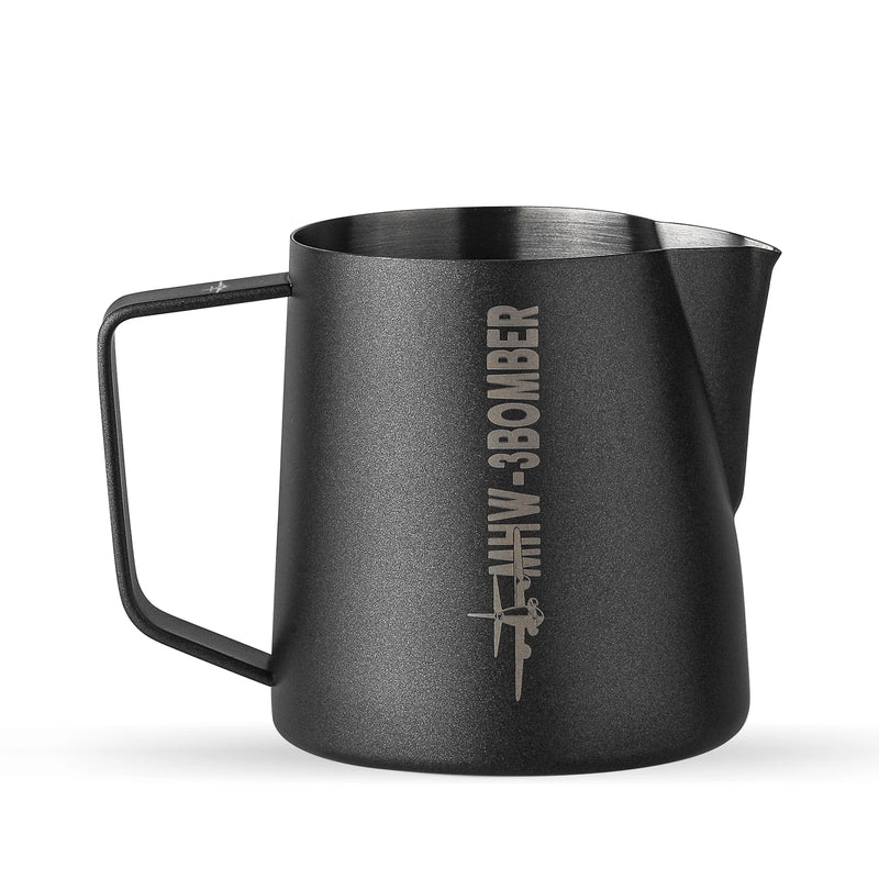 Jarra para vaporização de leite rosa MHW-3BOMBER, 500/600ml, jarra para arte em latte, aço inoxidável, xícara de expresso, utensílios para vaporização de leite