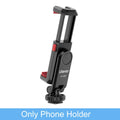Suporte vertical para celular Ulanzi ST-06S para câmera DSLR, monitor, tripé, braçadeira para gravação de vlogs com smartphone
