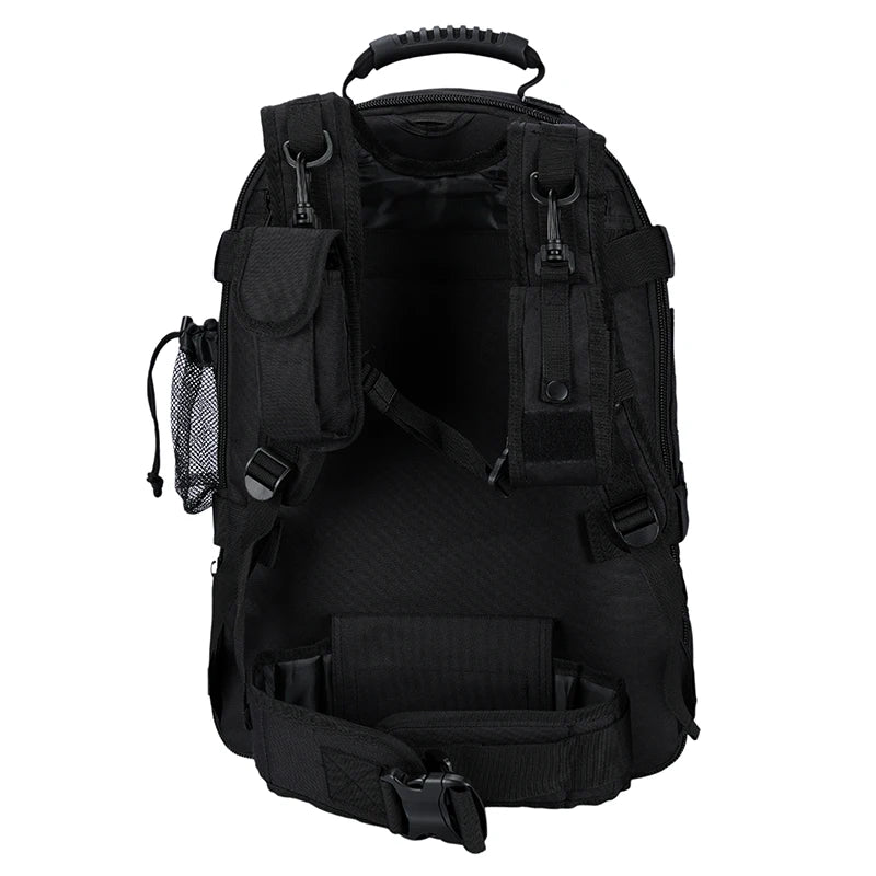 Mochila tática militar de grande capacidade de 40L e 65L para atividades ao ar livre, viagens, caminhadas, acampamentos, pesca, ferramentas, mochila para homens e mulheres
