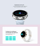 AURAIF ELLA 4: Smartwatch feminino com múltiplos modos esportivos, chamadas via Bluetooth e mostradores personalizáveis.
