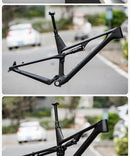 Quadro de carbono LEXON FLYER XC 29er 2215g Suspensão total Curso de 120mm Trava remota Boost Suporte para canote retrátil 15 17 19 21 polegadas