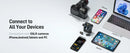 Maono Wave T5 Microfone de lapela sem fio Noise Cancellation for Video Recording Streaming fit for Phones Camera