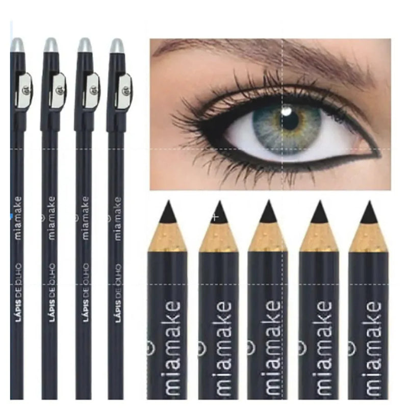 Lápis de Olhos Preto com Apontador Mia Make 282