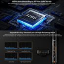 Microfone shotgun sem fio Comica VM40 2.4G supercardióide de dois canais para câmera/smartphone/PC e transmissões ao vivo no YouTube.