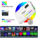 Luz de vídeo Ulanzi VL120 RGB branca de cor total, 2500K-9000K, LED para fotografia, luz de preenchimento para câmera, luz para vlog ao vivo, luz de preenchimento ajustável.