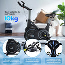 Bicicleta ergométrica ZRSE Dynamic com Bluetooth, silenciosa, para uso doméstico, ideal para exercícios de ginástica e perda de peso. Suporta até 150 kg.