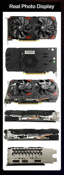 Placa de vídeo AMD RX 580 8GB 2048SP Gaming Graphics Card GDDR5 256Bit PCI Express 3.0 ×16 Radeon GPU para PC (Brasil)